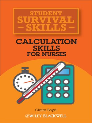 cover image of Calculation Skills for Nurses